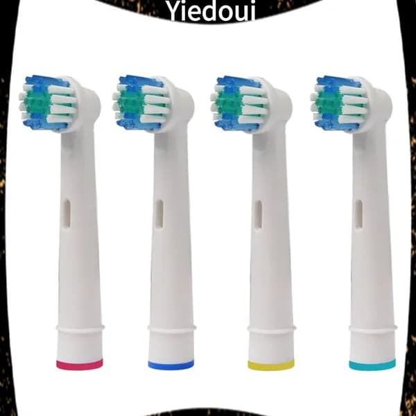 4 насадки для электрической зубной щётки, совместимые с Oral B Braun, для чувствительных дёсен