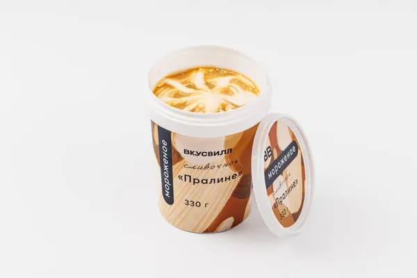 Мороженое сливочное "Пралине", 330г
