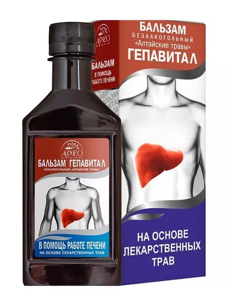 Бальзам Гепавитал печеночный Алтайские Травы Алсу №6, 250мл