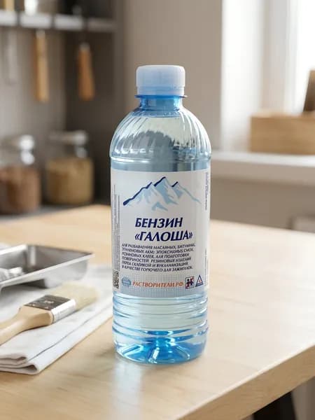 Бензин Галоша РусБытХим, 0.4 л, растворитель для масляных и битумных красок