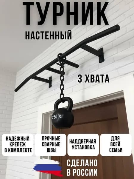 Турник настенный для дома, наддверный, в дверной проем, для подтягиваний