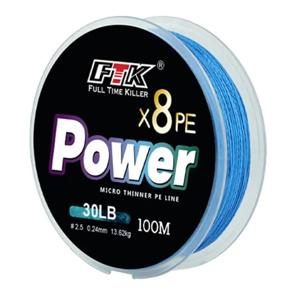 Плетеный провод X 8 PE, 1шт, 100м, 8.17кг, 0.16мм