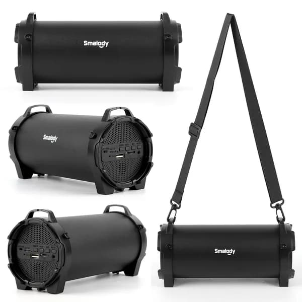 Беспроводная Bluetooth-колонка портативная с мощным басом и высокой громкостью