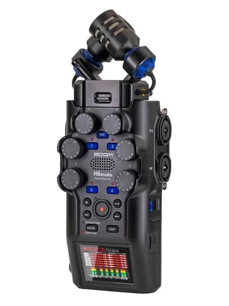Портативный диктофон Zoom H6studio, 6 каналов, 32 bit Float