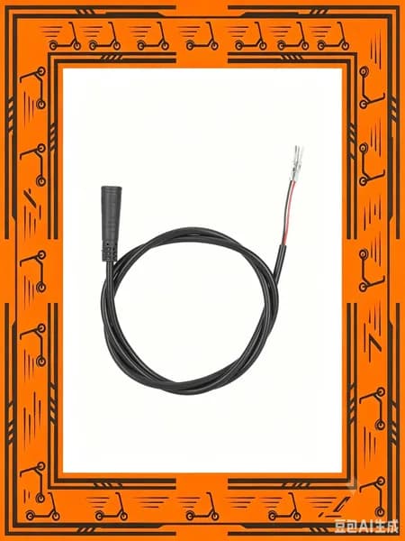 AAD0448205001, Кабель для фары KuKirin G2 Pro, 71.5 см, черный, 15 г, легкая установка