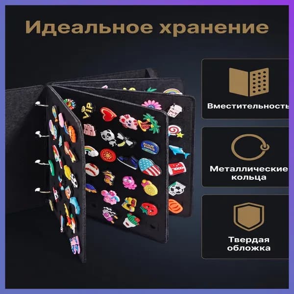 Альбом для коллекционирования значков, ордена, медали, значки-hd-0527