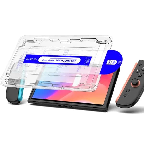 Защитная плёнка из закалённого стекла для Nintendo Switch 2, прозрачная, 195 106 мм