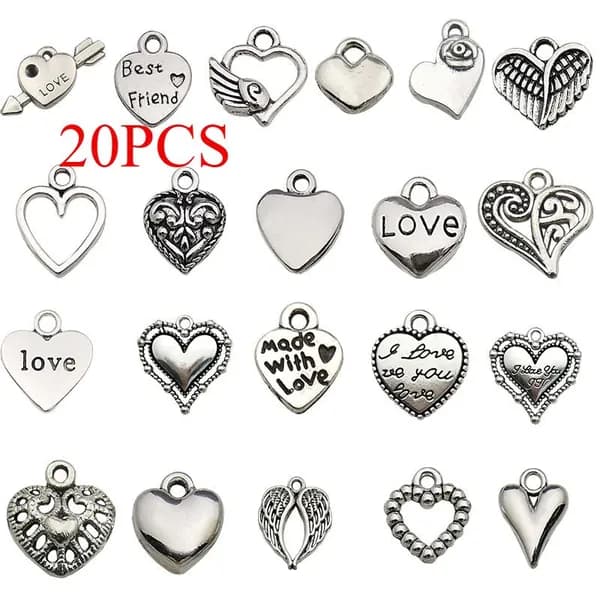 Кулон с любовью в виде персикового сердечка 20pcs