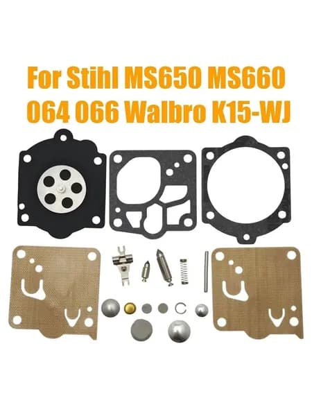 Запасные части, ремонтный комплект карбюратора для Stihl MS650 MS660 064 066 Magnum 065, карбюратор бензопилы Walbro K15-WJ K15 WJ K15WJ