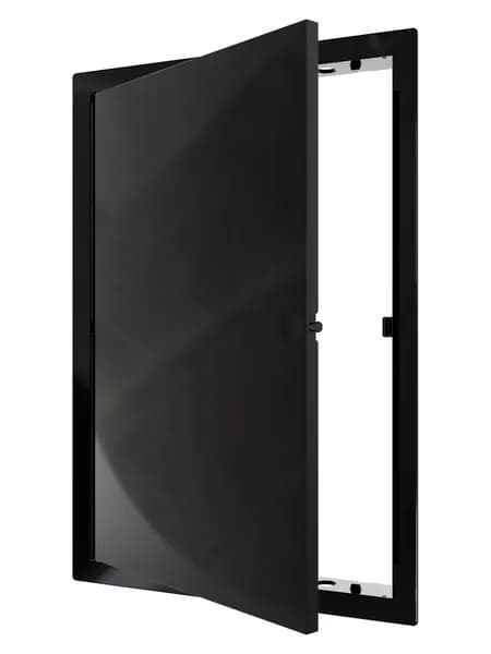 Люк ревизионный LN фланец 200х300 нажимной 223х323 пластик Black EVECS