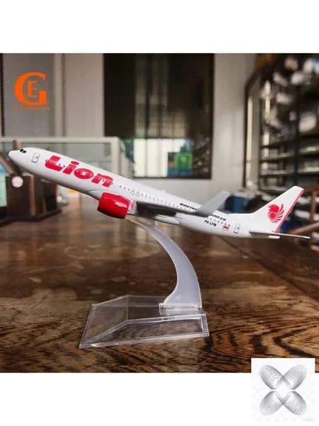 Боинг 737 Металлический Самолета Модель,Lion Air
