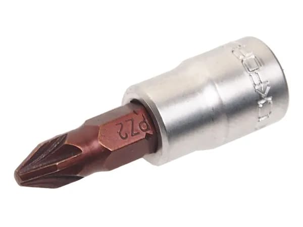 Головка торцевая бита со вставкой 1/4" PZ2, арт RF322322PR ROCKFORCE