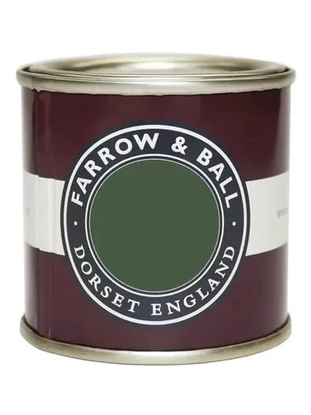 Краска для мебели и декора ультраматовая, меловая краска Farrow & Ball Estate Emulsion цвет W55 Duck Green, 100 мл