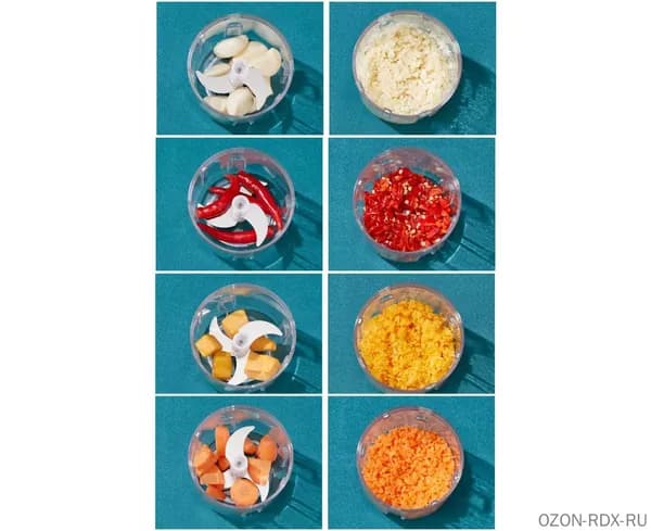 Портативный аккумуляторный мини-измельчитель продуктов: электрический USB-блендер с чашей из безопасных материалов и двумя нержавеющими стальными лезвиями для детского питания и смузи
