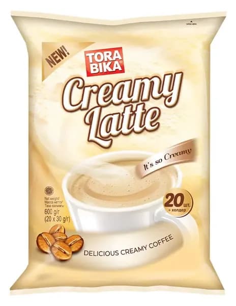 Кофейный напиток Torabika Creamy Latte 3 в 1 растворимый