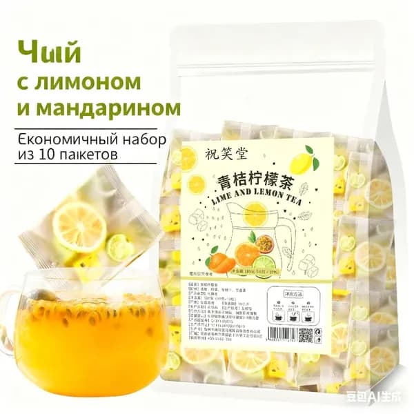 Комплект фруктового чая Маракуйя-Лимон-Мандарин