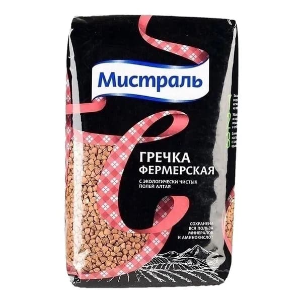 Крупа гречневая Мистраль фермерская 900 г