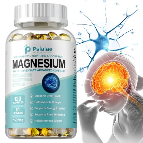 Капсулы Pslalae Magnesium Complex - L-магний треонат - Поддерживает когнитивные функции и неврологическое состояние