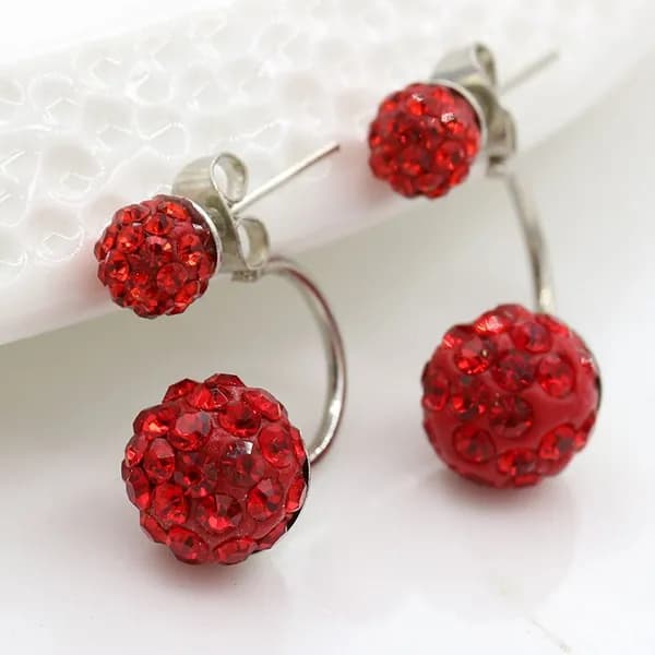Серьги асимметричные