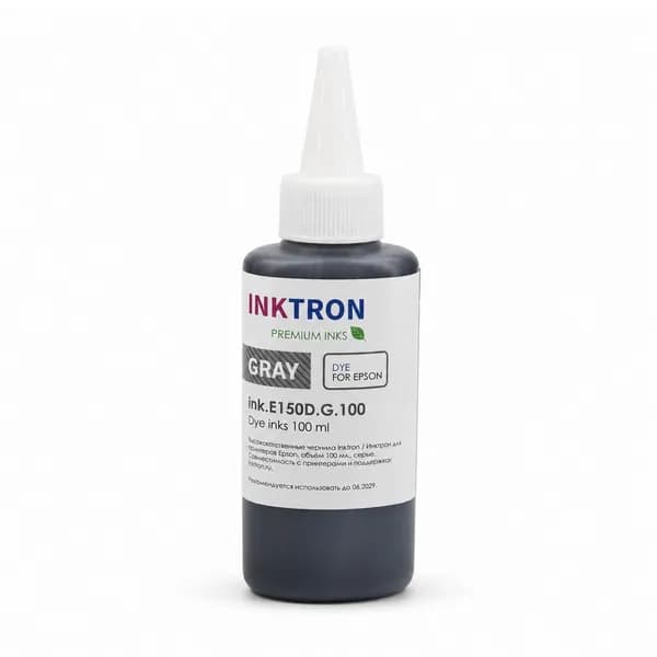 Чернила для Epson XP-15000, (совм. 478XL, T04F6, 314XL, T314XL7), водные InkTron, серые Gray, 100 мл