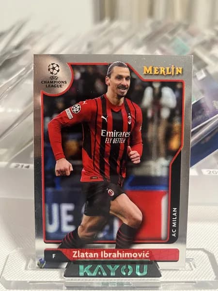 Коллекционная карта Златан Ибрагимович, АС Милан, Topps Merlin 2024-25