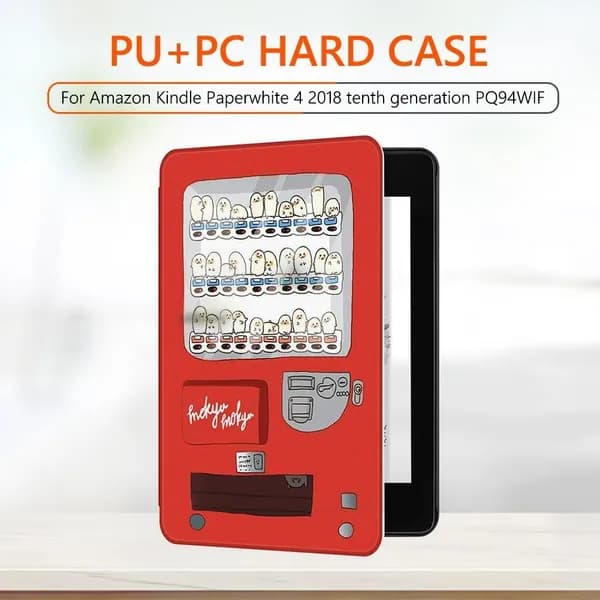 Чехол для электронной книги Amazon Kindle Paperwhite 4 (2018, 10-го поколения, модель PQ94WIF) с матовым тиснёным рисунком
