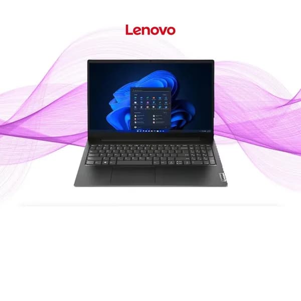 Lenovo Ноутбук 15.6", Intel Celeron N4500, RAM 4 ГБ, SSD 512 ГБ, Intel UHD Graphics 600, Windows Pro, голубой, оранжевый, Русская раскладка