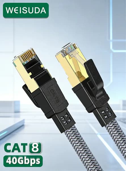 Кабель для интернет-соединения RJ-45/RJ-45, 0.5 м, серый