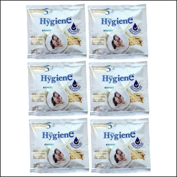 Hygiene Парфюмированный кондиционер для мягкости белья Нежность молока, набор 6 шт по 20 мл