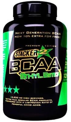 Аминокислоты Stacker2 BCAA Ethyl Ester, 198 капсул, аминокислоты питание для спорта и набора массы мышц