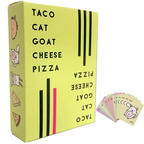 Настольная карточная игра Карточная игра Тако, кошачий сыр, пицца Taco Cat Goat Cheese Pizza Card Game