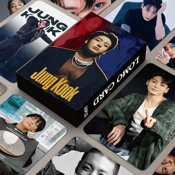 Карточка KPOP BTS JUNGKOOK GOLDEN, 55 штуки Фотокарточка