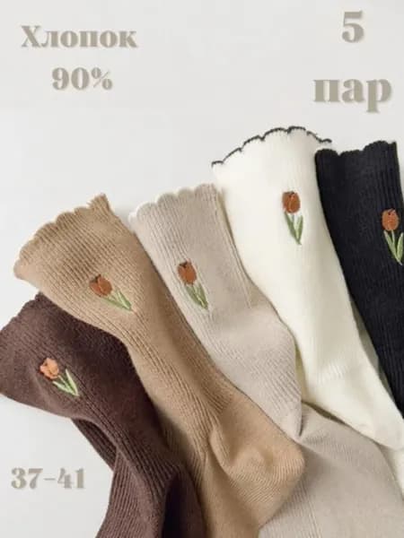 Носки женские, 5 пар