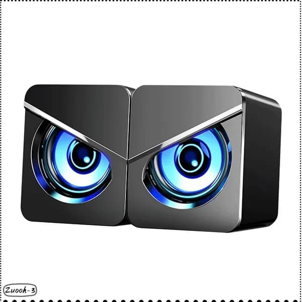 USB акустическая система, компактная и удобная, для домашних ПК