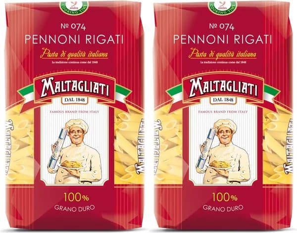 Макаронные изделия Maltagliati Перья, комплект: 2 упаковки по 450 г