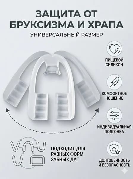 Капа стоматологическая для зубов при бруксизме