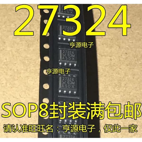 5 шт. UCC27324 UCC27324DR 27324 SOP-8 Электроника чип