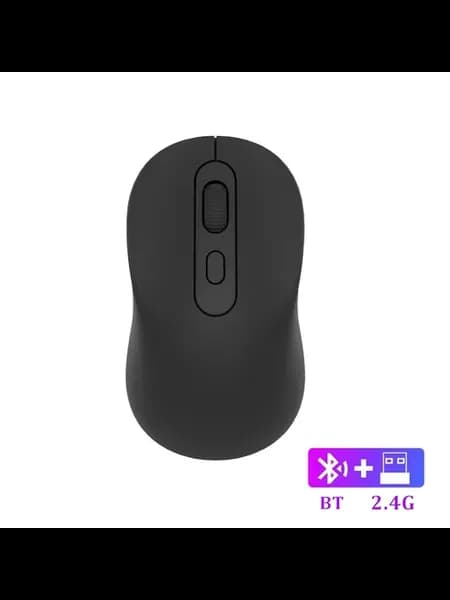 Беспроводная мышь Bluetooth 2.4G черная