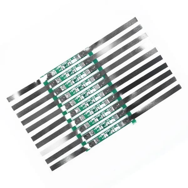 OZ-SUNBA-10 шт. 2A 3A 4.5A 6A 7.5A 9A плата защиты для 1S 3.7V 18650 литий-ионный литиевый аккумулятор 1-6MOS с никелевой полосой