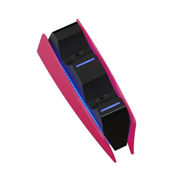 Быстрая зарядка для геймпада PS5, двухместная станция с индикацией заряда