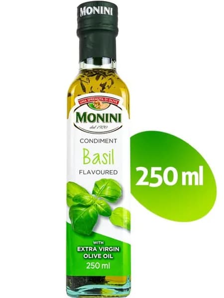 Масло оливковое Monini Extra Virgin Базилик, 250мл