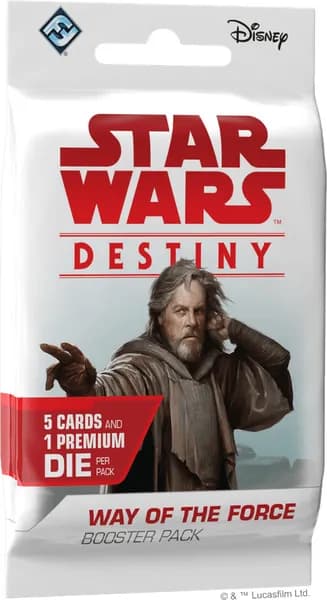 Дополнение для настольной игры Star Wars Destiny - Way of the Force Booster на английском языке