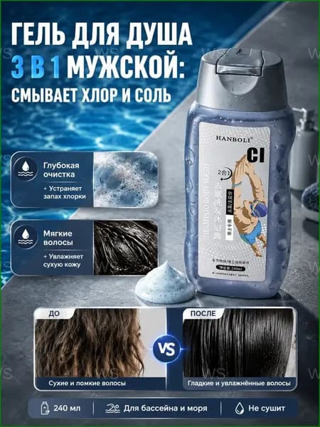 Средство для душа, экстракт, 240 мл