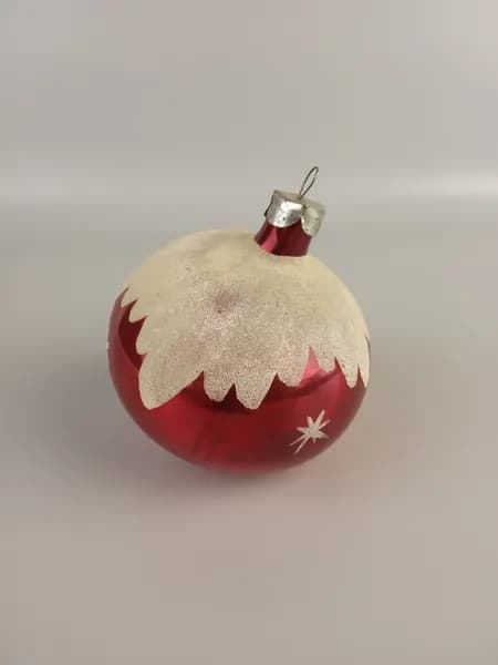 Елочная игрушка "Шар", винтаж, СССР