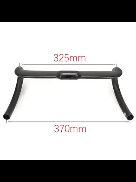 Руль для шоссейного велосипеда BALUGOE, 370mm, черный
