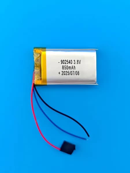Аккумулятор универсальный литий полимерный li-pol 3.8v вольт 3pin 3 провода с платой 850mAh 902540 9x25х40