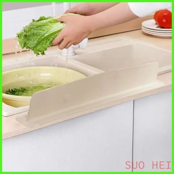Защитный экран для раковины,5 см,1 шт.Пищевой силикон, блокировка воды в кухонной раковине, решение проблемы воды на столешнице, влажности в шкафу/Y8