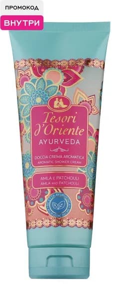 TESORI D'ORIENTE Гель для душа Аюрведа с маслом амлы и пачули, 250 мл