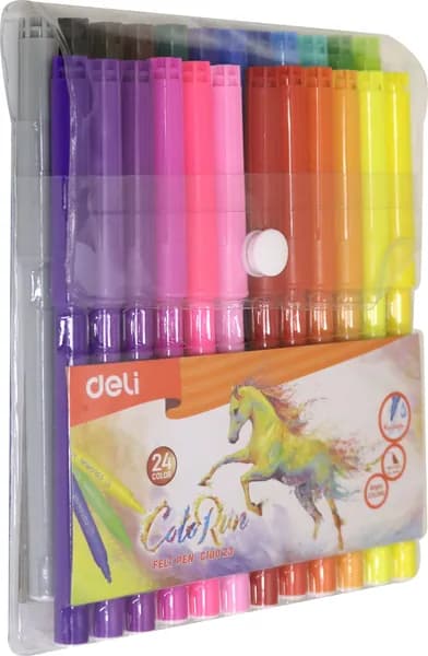 Фломастеры "ColoRun", 24 цвета (EC10023)