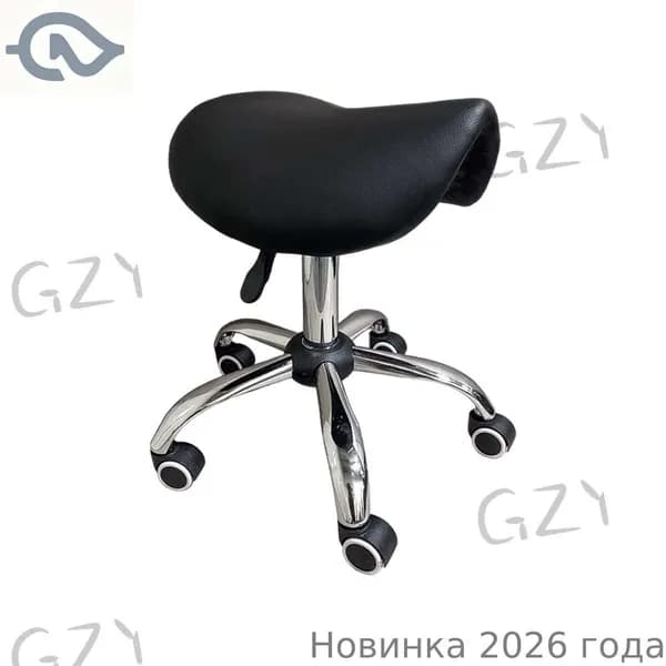 Ортопедический стул, Искусственная кожа, черный